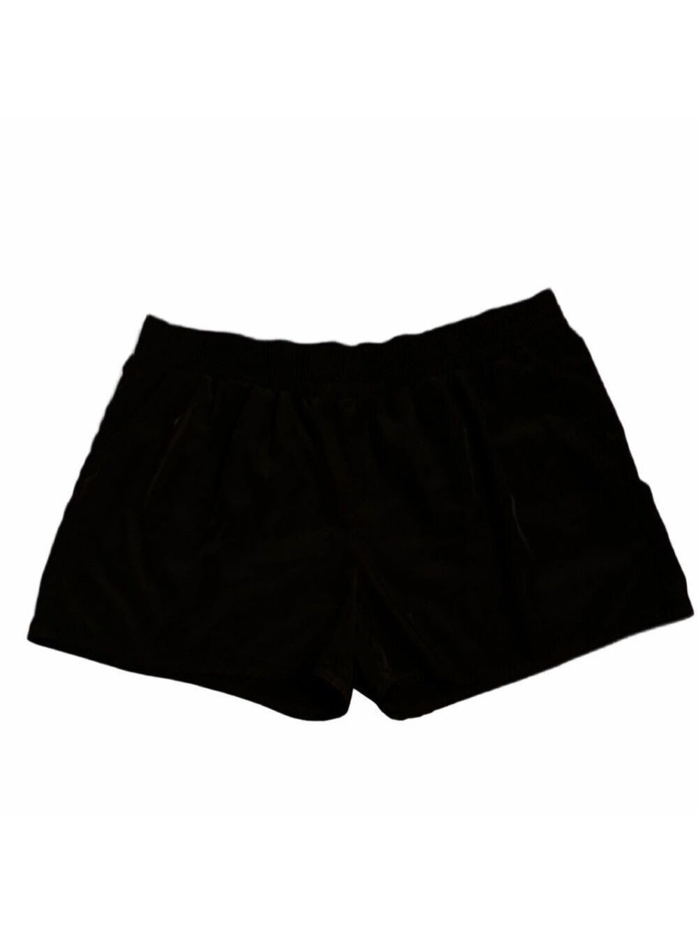 Black Polyester Shorts